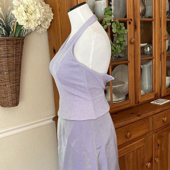 Vintage 2000 Jessica McClintock Millennium Two Piece Lined Maxi Skirt Formal Set - Picture 5 of 15